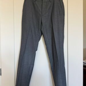 H&M Black and Gray Regular Fit Dress Pants